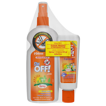 Repelente Stay Off   Adultos x 120 ml + Crema Stay Off Adultos x 60 gr  