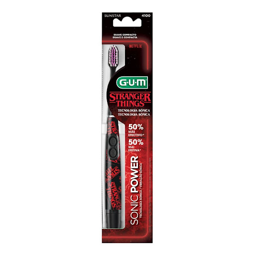 Cepillo Dental Eléctrico Gum Stranger Things Sonic Power x 1 und