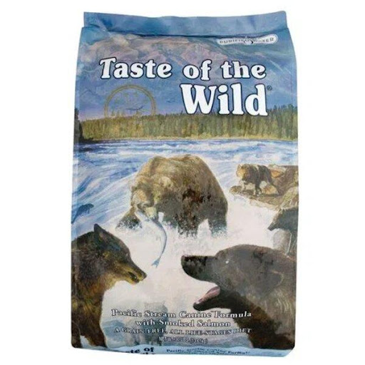 TASTE OF THE WILD C SALMON 14 LB TASTE OF THE WILD  x 1 Esta receta sin huevo obtiene todas sus proteínas animales del pescado, lo que significa que es rica en ácidos grasos omega que ayudan a mantener la piel sana y el pelaje suave y brillante, y puede se