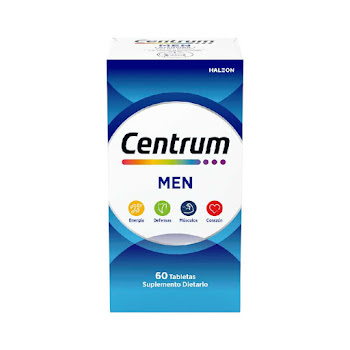 Centrum Men,&nbsp;Multivitamínico&nbsp;hombres entre 18 y 49 años&nbsp;X 60 tabs​  