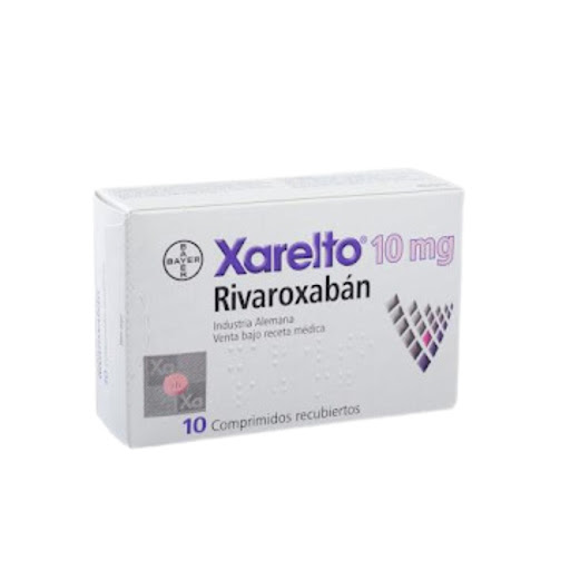 Xrelto Rivaroxabán 10 mg Bayer Caja x 10 Comprimidos