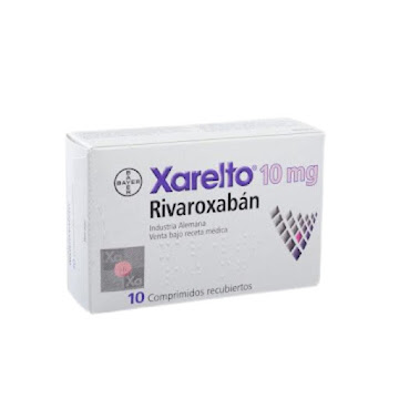 Xrelto Rivaroxabán 10 mg Bayer Caja x 10 Comprimidos  