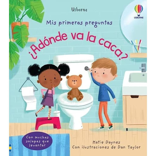 Adonde Va La Caca? Mis Primeras Preguntas (t.d) Usborne Libro x 1.0 Adonde Va La Caca? Mis Primeras Preguntas (t.d)  Este interesante libro de solapas repasa el recorrido de algo tan elemental y mundo como la caca, tanto desde el punto de vista de los humanos como de 