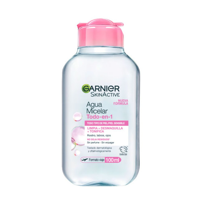 Agua Micelar Garnier Todo En 1 x 100 ml  