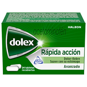Dolex Avanzado   Acetaminofen 500mg Haleon Caja x 24 Tabletas  