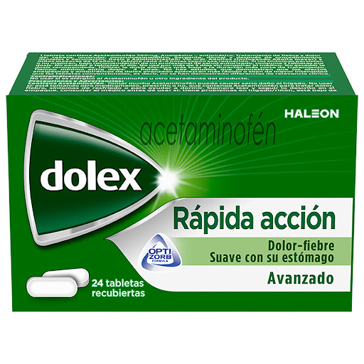 Dolex Avanzado   Acetaminofen 500mg Haleon Caja x 24 Tabletas  
