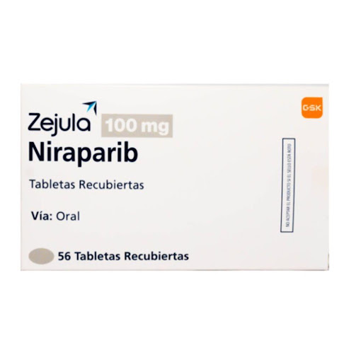 Zejula Niraparib 100mg Caja x 56 Tabletas Zejula Caja x 56 ESTE PRODUCTO REQUIERE FÓRMULA MÉDICA PARA SU COMPRA