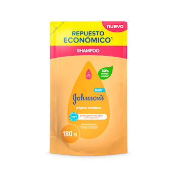 Refil Shampoo Johnsons Beby Original Bolsa x180 ml  