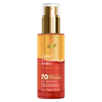 Tratamiento Sérum Dove Bifásico Óleo Uv Repair Glow Ferúlico Frasco x 110 ml  