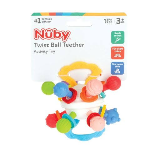 Mordedor Bola Giratoria 360° Nuby Blister x 1 