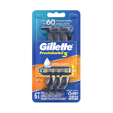 Cuchilla de Afeitar Gillette Prestobarba 3 Blíster x 6 und  