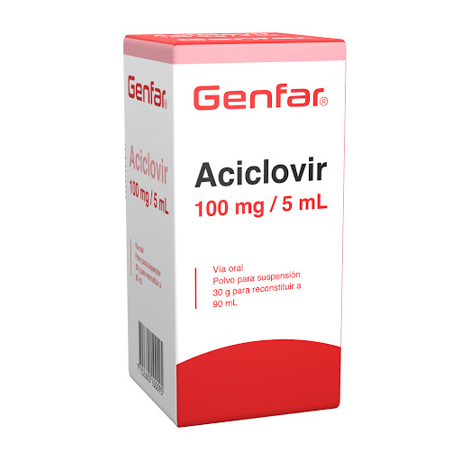 Aciclovir Genfar 100 mg Frasco x 90 ml
