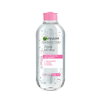 Agua Micelar Garnier Todo En 1 Botella x 400 ml  