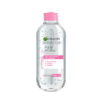 Agua Micelar Garnier Todo En 1 Botella x 400 ml  