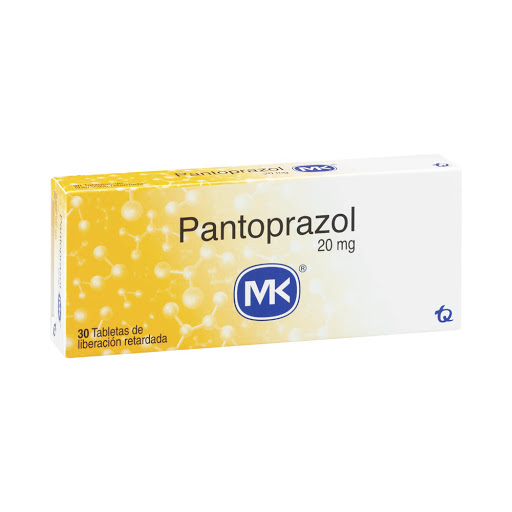 Pantoprazol MK 20 mg Caja x 30 Tabletas