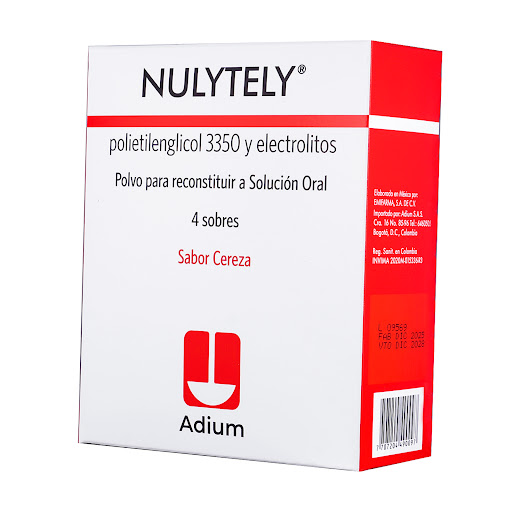 Nulytely Polietilenglicol 3350 105 gr Adium Caja x 4 Sobres