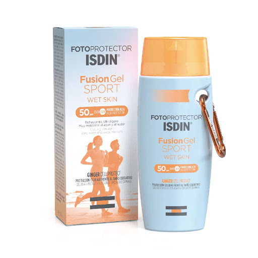 Fotoprotector Corporal Isdin Fusion Gel Sport Wet Skin Spf 50 Frasco x 50 ml