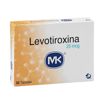 //Levotiroxina MK 25mcg Tableta Caja x50tab.                              
