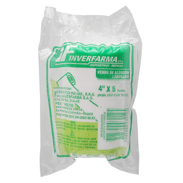 Venda Inverfarma Algodón Laminado 4x5 Yardas x 1 und  