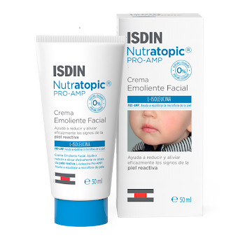 Crema Facial Emoliente Nutratopic Isdin Pro-Amp x 50 ml  