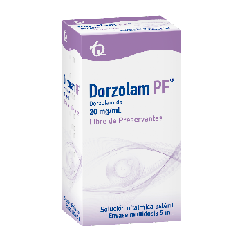 Dorzolam PF Dorzolamida 20 mg Tecnoquimicas Frasco x 5 ml  