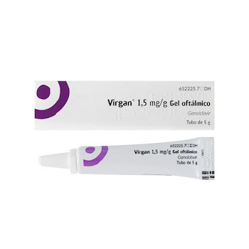 Virgan Ganciclovir 1.5 mg Axon Gel Oftálmico Tubo x 5 gr  