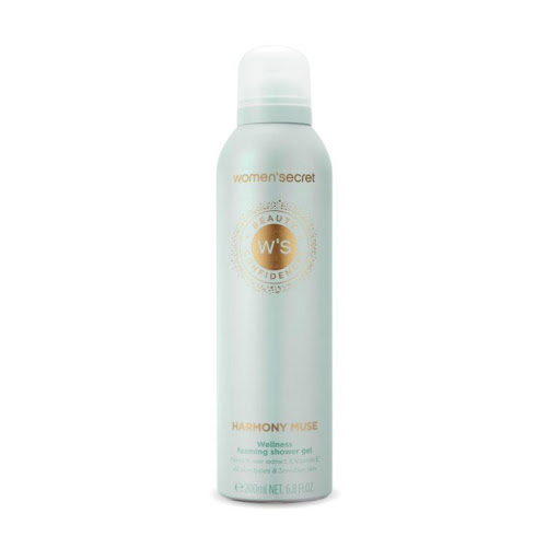 Women Secret Gel de Ducha en Espuma Harmony Muse 200ml WOMEN SECRET Caja x 1 Limpia suavemente la piel, enriquecido con extracto de fruta de la pasión y ácido hialurónico, deja la piel delicadamente perfumada. ¡Una experiencia para los sentidos!