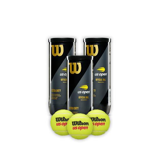 Combo Pelotas de Tenis Wilson Us Open Extra Duty 3P X 3T Wilson Tarros x 3  