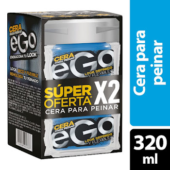Cera Para Peinar Ego For Men 160 ml x 2 und  