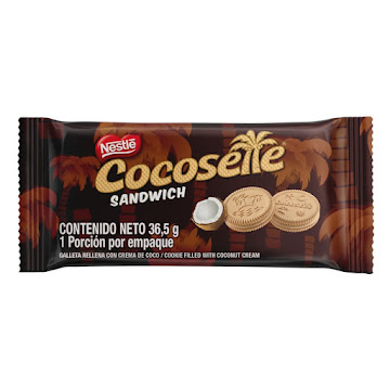 Galletas Cocosette Sándwich Paquete 36.5 gr x 3 und  