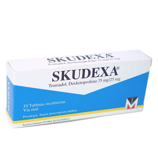 Skudexa Tramadol + Dexketroprofeno 75mg/25mg Menarini Caja x 10 Tabletas
