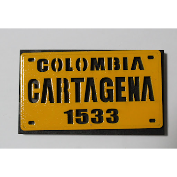 Imán Placas Arfe de   Cartagena x 1 und  