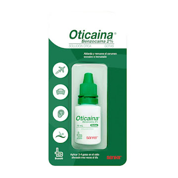 Oticaina Benzocaína 2% Bussie Frasco x 10 ml  