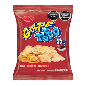 Pasabocas Yupi Golpe Con Todo Bbq x 140 gr  