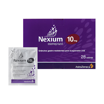 Nexium Esomeprazol 10 mg Astrazeneca Caja x 28 Sobres  