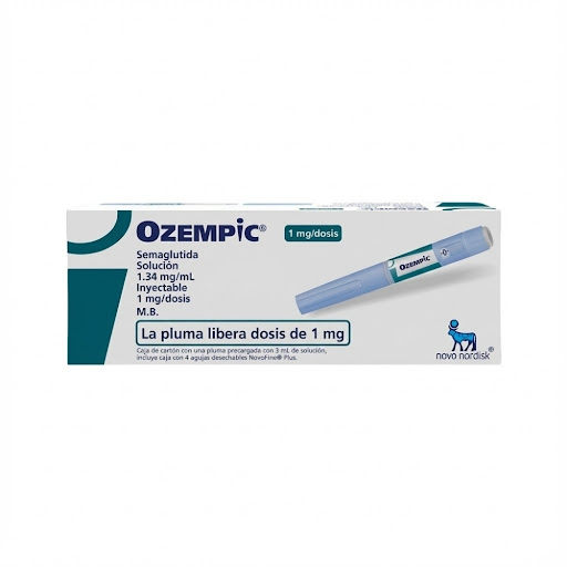 Ozempic Semaglutida 1 mg Novo Nordisk Solución Inyectable Caja x 1 Pluma