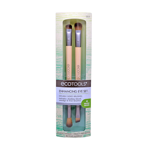 Brocha Ecotools Doble Punta Para Ojos Ref1217 2piezas x 1 und