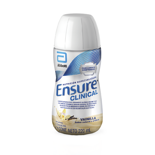 Ensure Clinical Vainilla Líquido Botella x 220 ml