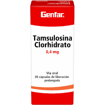 Tamsulosina Clorhidrato Genfar 0.4 mg Caja x 30 Cápsulas  