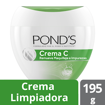 Crema Ponds C Extracto De Pepino Remueve Maquillaje E Impurezas x 195 gr  