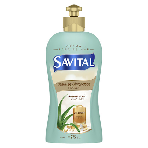 Crema De Peinar Savital Aminoácidos Botella x 275 ml