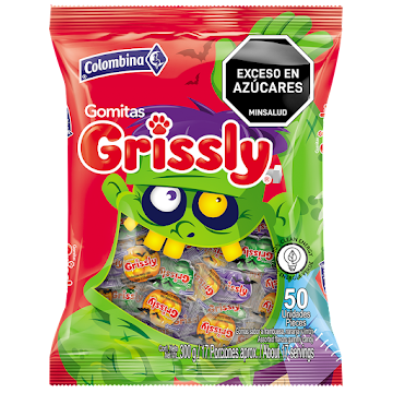 Gomas Grissly Halloween Paquete x 300 gr  