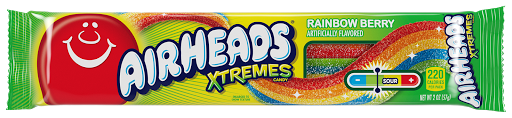 Barra De Dulce Airheads xtremes Candy x 57 gr