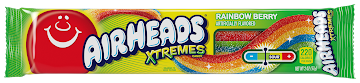 Barra De Dulce Airheads xtremes Candy x 57 gr  