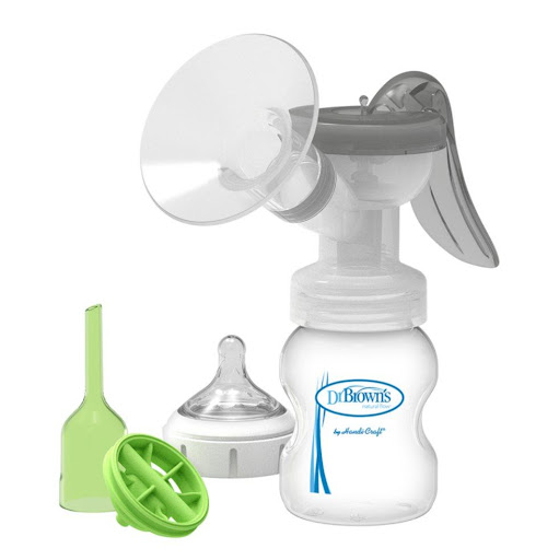 Extractor de Leche Materna Manual y Biberon 5 Oz Nv-1 0-3 m Dr Browns Botella x 1