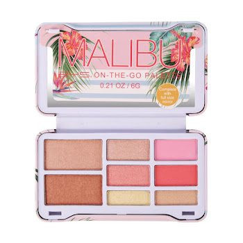 Paleta de Sombras Bys Malibu On The Go 8 Tonos x 1 und   