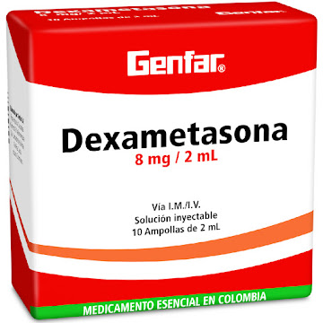 Dexametasona Genfar 8mg/2mg Caja x 10 Ampollas  