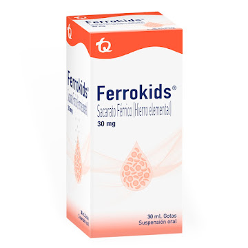 **Ferrokids 30mg Sacarato Ferrico Gotas x 30ml  