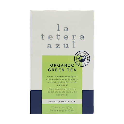 Te Verde Orgánico La Tetera Azul x 20 und