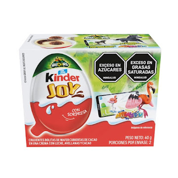 Huevo Kinder Joy Natoons Caja x 2 und  